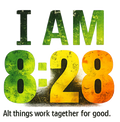 I Am 8:28 Christian T-Shirt – Romans 8:28 Faith-Based Inspirational Tee - White
